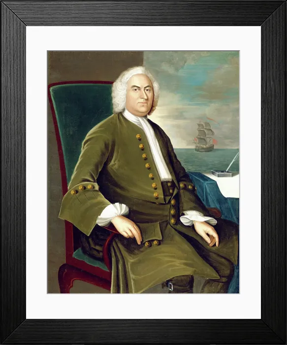 Framed Print : James Bowdoin, 1746 or 1747. Creator: Joseph Badger Framed Print : James Bowdoin, 1746 or 1747. Creator: Joseph Badger