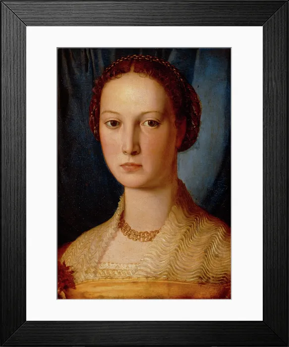 Framed Print : Costanza da Sommaia, c1540. Creator: Agnolo Bronzino Framed Print : Costanza da Sommaia, c1540. Creator: Agnolo Bronzino