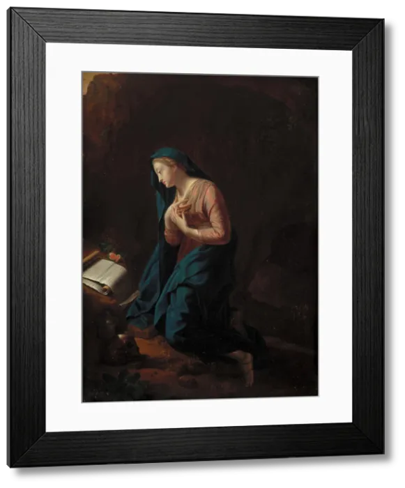 Framed Print : The Repentant Magdalene, 1711. Creator: Pieter van der Werff