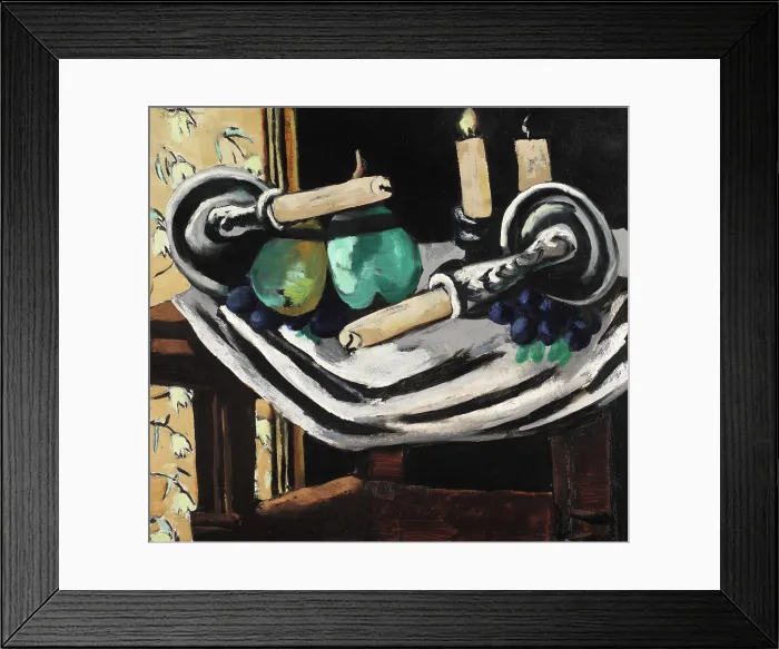 Framed Print : Still Life with Fallen Candles, 1929. Creator: Max Beckmann Framed Print : Still Life with Fallen Candles, 1929. Creator: Max Beckmann