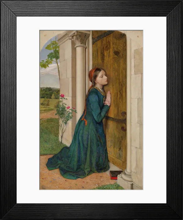 Framed Print : The Devout Childhood of St. Elizabeth of Hungary, between 1851 and 1852. Creator: Charles Allston Collins Framed Print : The Devout Childhood of St. Elizabeth of Hungary, between 1851 and 1852. Creator: Charles Allston Collins
