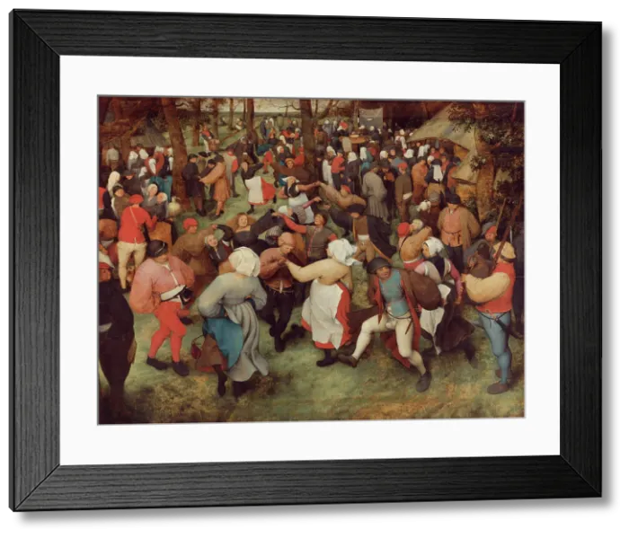 Framed Print : The Wedding Dance, 1566. Creator: Pieter Bruegel the Elder Framed Print : The Wedding Dance, 1566. Creator: Pieter Bruegel the Elder