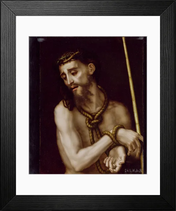Framed Print : Ecce Homo, c1530-1590. Creator: Luis de Morales Framed Print : Ecce Homo, c1530-1590. Creator: Luis de Morales