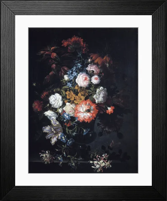 Framed Print : Still Life with Flowers, c1660-1690. Creator: Jean-Baptisite Monnoyer Framed Print : Still Life with Flowers, c1660-1690. Creator: Jean-Baptisite Monnoyer