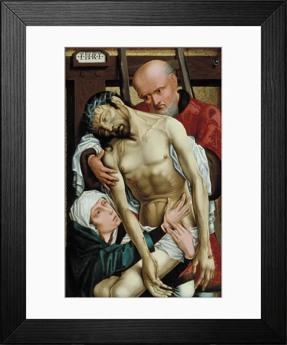 Framed Print : The Descent from the Cross, 15th century. Creator: School of Rogier van der Weyden Framed Print : The Descent from the Cross, 15th century. Creator: School of Rogier van der Weyden