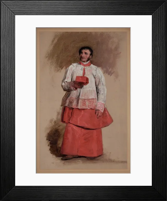 Framed Print : The Cardinal, between 1850 and 1900. Creator: Unknown Framed Print : The Cardinal, between 1850 and 1900. Creator: Unknown