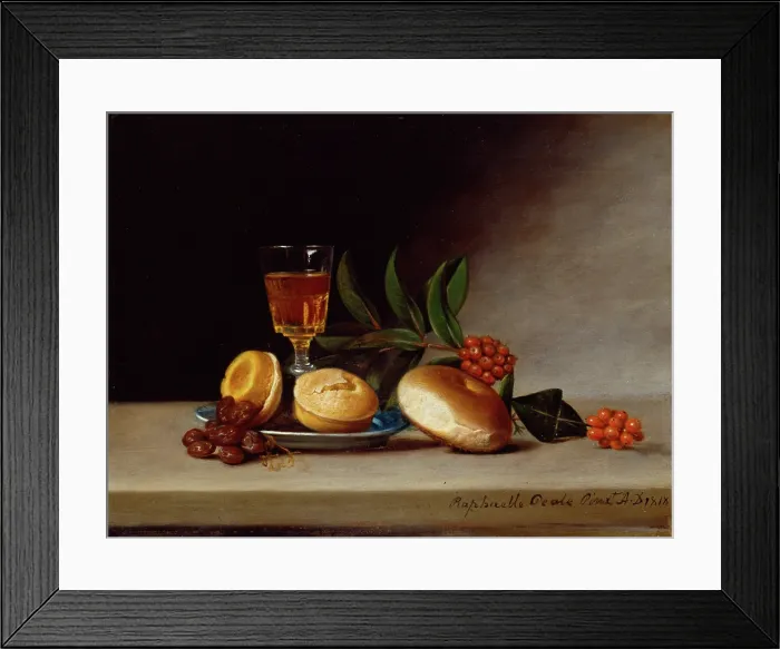 Framed Print : Still Life with Wine Glass, 1818. Creator: Raphaelle Peale Framed Print : Still Life with Wine Glass, 1818. Creator: Raphaelle Peale