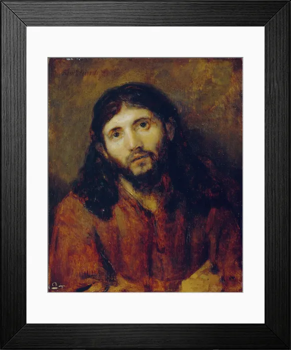 Framed Print : Christ, c.between 1648 and 1650. Creator: Rembrandt Harmensz van Rijn Framed Print : Christ, c.between 1648 and 1650. Creator: Rembrandt Harmensz van Rijn