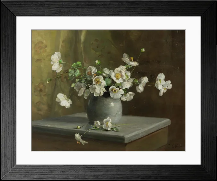 Framed Print : Floral Still Life, between 1880 and 1890. Creator: Charles Ethan Porter Framed Print : Floral Still Life, between 1880 and 1890. Creator: Charles Ethan Porter