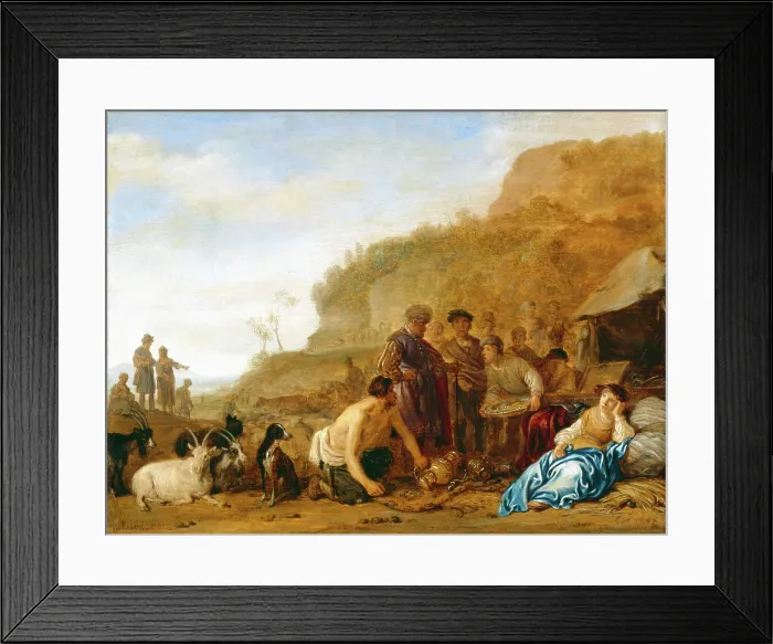 Framed Print : Laban Searching for His Gods, 1647. Creator: Claes Cornelisz. Moeyaert Framed Print : Laban Searching for His Gods, 1647. Creator: Claes Cornelisz. Moeyaert