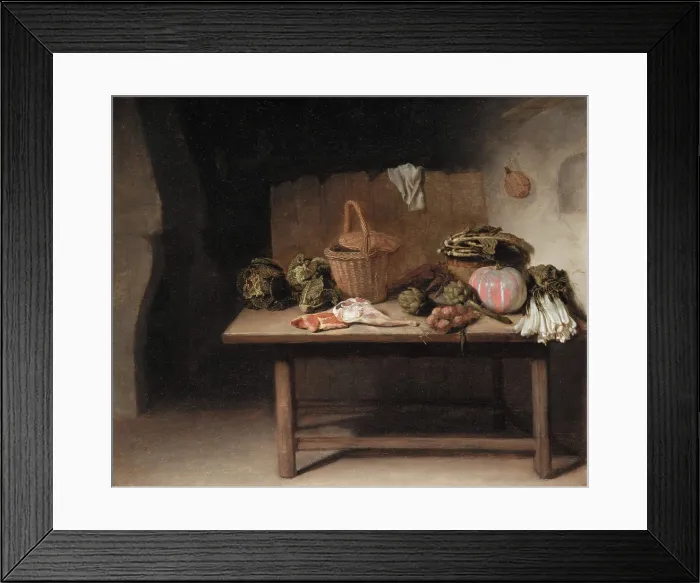 Framed Print : Interior with a Still Life on a Work Table, between 1655 and 1665. Creator: Hendrik Martensz. Sorgh Framed Print : Interior with a Still Life on a Work Table, between 1655 and 1665. Creator: Hendrik Martensz. Sorgh