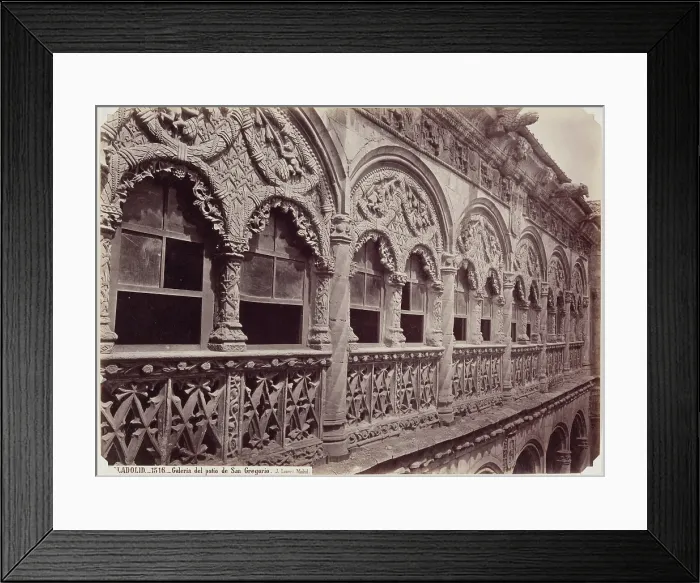 Framed Print : Valladolid, Gallery Above the Courtyard of St. Gregory, between 1866 and 1892. Creator: Juan Laurent Framed Print : Valladolid, Gallery Above the Courtyard of St. Gregory, between 1866 and 1892. Creator: Juan Laurent