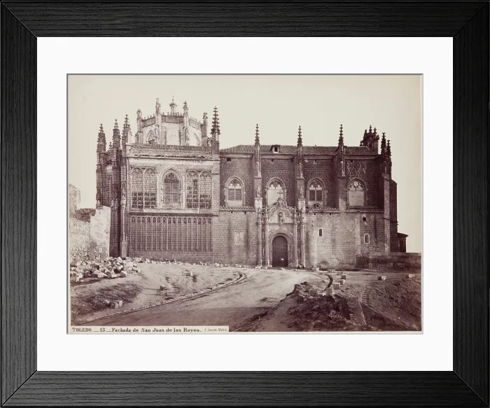 Framed Print : Facade of Saint John of the Kings, Toledo, Spain, between 1875 and 1892. Creator: Juan Laurent Framed Print : Facade of Saint John of the Kings, Toledo, Spain, between 1875 and 1892. Creator: Juan Laurent