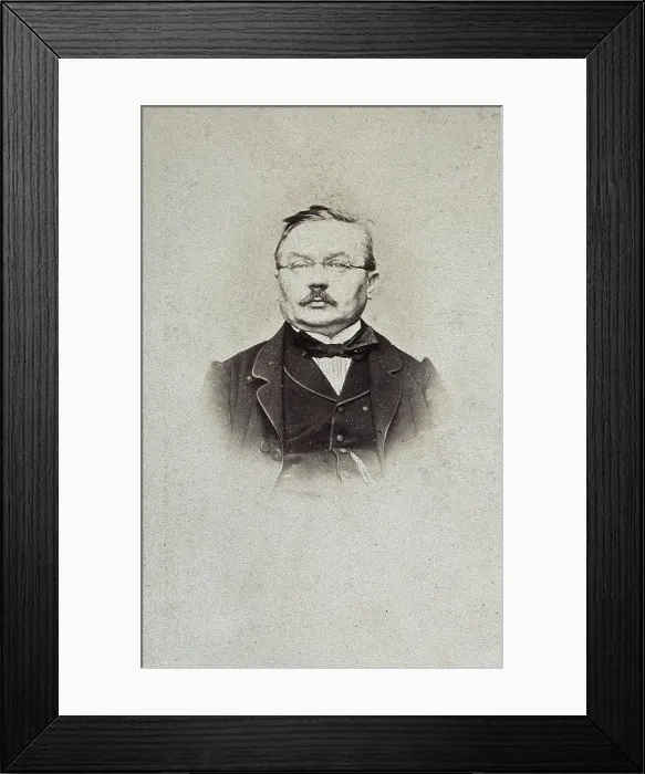 Framed Print : Ferdinand von Hebra. Creator: Unknown Framed Print : Ferdinand von Hebra. Creator: Unknown