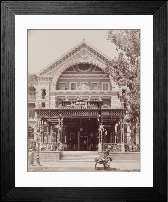Framed Print : New Hotel, c1880. Creator: Abdullah Freres Framed Print : New Hotel, c1880. Creator: Abdullah Freres