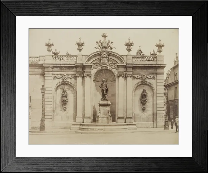 Framed Print : Nancy. La Statue de Jacques Callot, c1877. Creator: Unknown Framed Print : Nancy. La Statue de Jacques Callot, c1877. Creator: Unknown