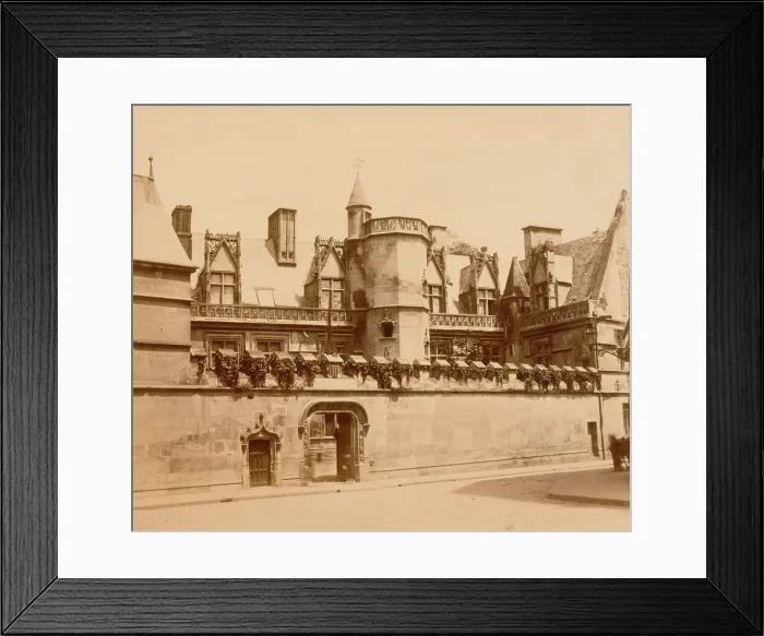 Framed Print : Cluny Museum, Paris, between 1860 and 1870. Creator: Edouard Baldus Framed Print : Cluny Museum, Paris, between 1860 and 1870. Creator: Edouard Baldus