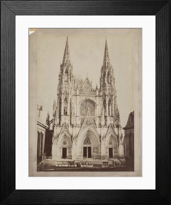 Framed Print : Saint Ouen, Rouen, France, 19th century. Creator: Unknown Framed Print : Saint Ouen, Rouen, France, 19th century. Creator: Unknown