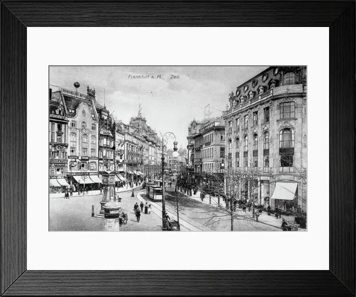 Framed Print : Frankfurt - Buildings and streets. Creator: Unknown Framed Print : Frankfurt - Buildings and streets. Creator: Unknown