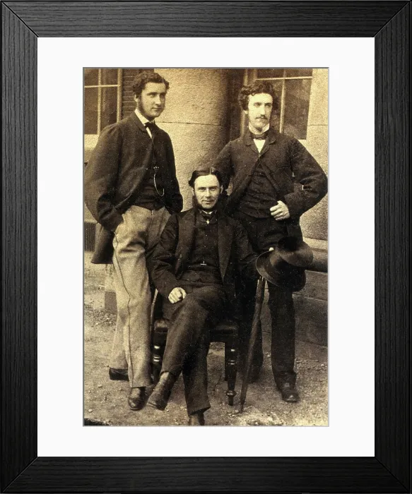 Framed Print : Fred Steele, Thomas Annandale, Colin Sewell. Creator: Unknown Framed Print : Fred Steele, Thomas Annandale, Colin Sewell. Creator: Unknown