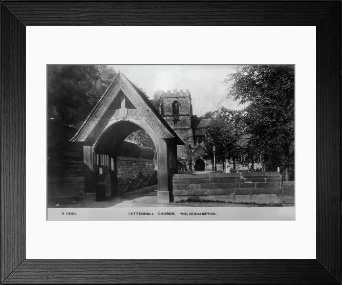 Framed Print : Tettenhall Church, Wolverhampton. Creator: Unknown Framed Print : Tettenhall Church, Wolverhampton. Creator: Unknown