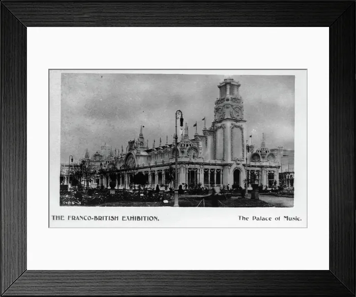 Framed Print : Franco British Exhibition, London 1908 postcard - Palace of Music. Creator: Unknown Framed Print : Franco British Exhibition, London 1908 postcard - Palace of Music. Creator: Unknown