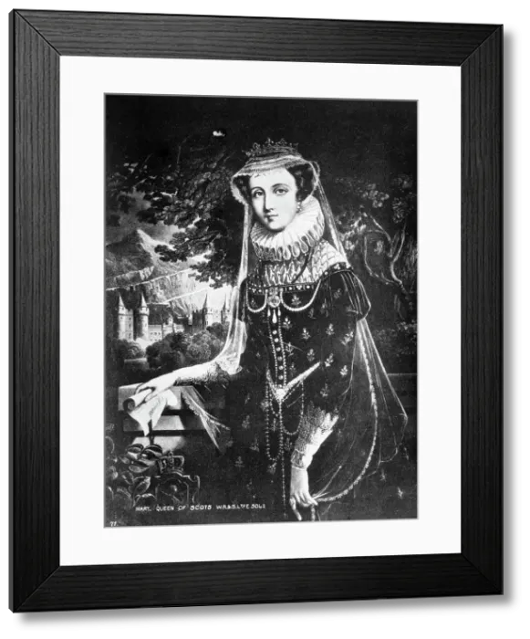 Framed Print : Mary, Queen Of Scots portrait. Creator: Unknown Framed Print : Mary, Queen Of Scots portrait. Creator: Unknown
