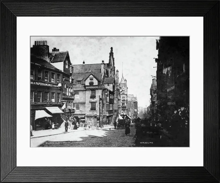 Framed Print : John Knox House, High Street, Edinburgh. Creator: Unknown Framed Print : John Knox House, High Street, Edinburgh. Creator: Unknown
