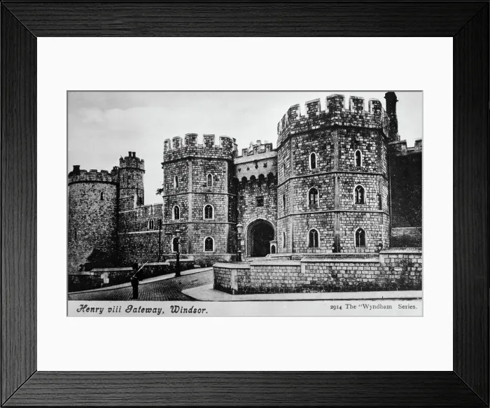 Framed Print : Henry VIII gateway, Windsor. Creator: Unknown Framed Print : Henry VIII gateway, Windsor. Creator: Unknown