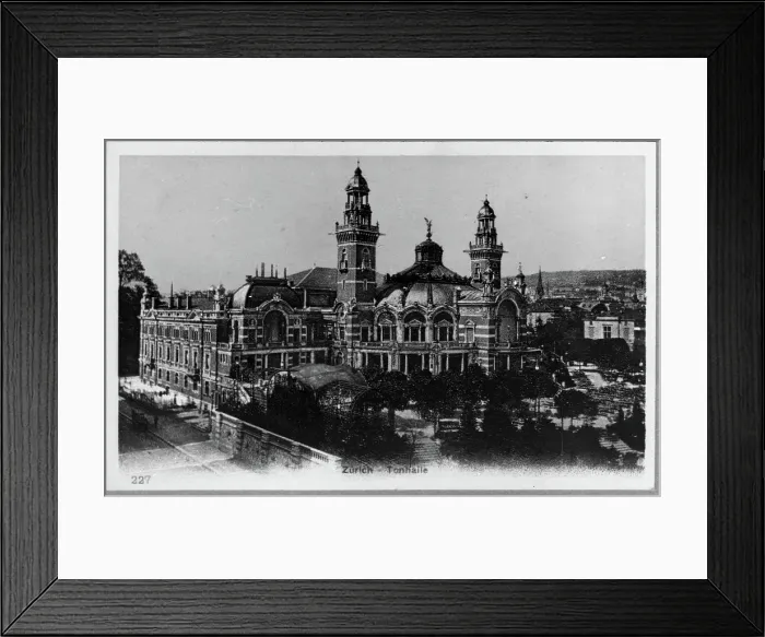 Framed Print : Tonhalle exterior Zurich, 1900. Creator: Unknown Framed Print : Tonhalle exterior Zurich, 1900. Creator: Unknown