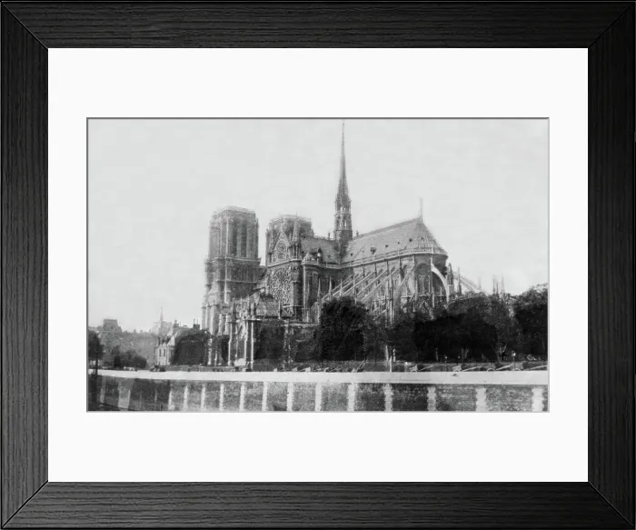 Framed Print : Paris - Eglise Notre-Dame L'Abside, 1847. Creator: Unknown. Paris - Eglise Notre-Dame L'Abside, 1847. Creator: Unknown Framed Print : Paris - Eglise Notre-Dame L'Abside, 1847. Creator: Unknown. Paris - Eglise Notre-Dame L'Abside, 1847. Creator: Unknown
