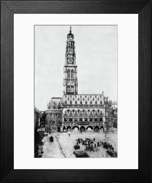 Framed Print : Hotel de Ville, (City Hall), Paris: France, 1900. Creator: Unknown Framed Print : Hotel de Ville, (City Hall), Paris: France, 1900. Creator: Unknown