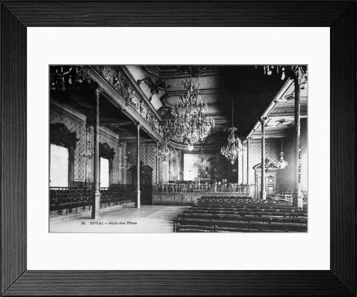 Framed Print : Douai - Salle des Fetes. Creator: Unknown Framed Print : Douai - Salle des Fetes. Creator: Unknown