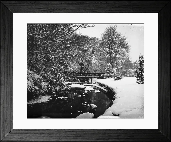 Framed Print : Unknown location snow scenes. Creator: Unknown Framed Print : Unknown location snow scenes. Creator: Unknown