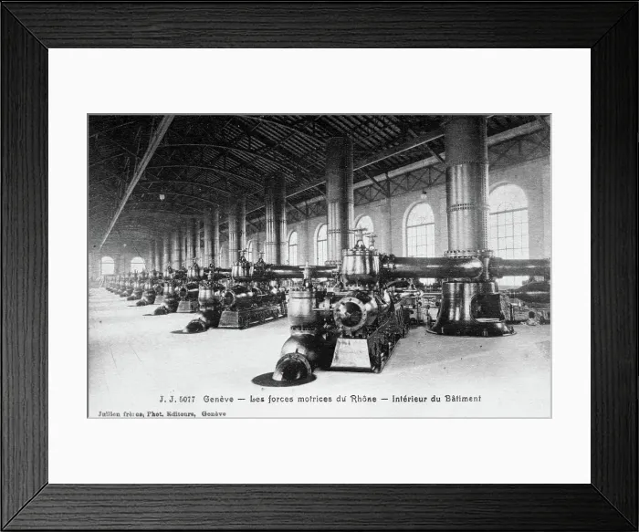 Framed Print : Basement Geneva City Hall. Creator: Unknown Framed Print : Basement Geneva City Hall. Creator: Unknown