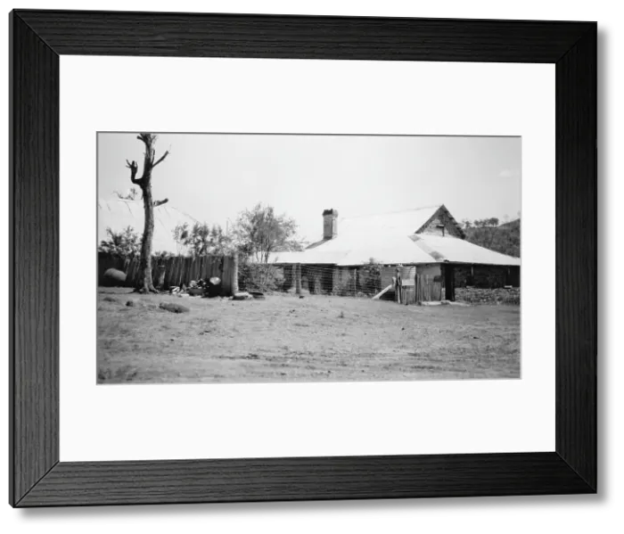 Framed Print : Stonehouse near Moore, Queensland, 1950. Creator: Jack Bain Framed Print : Stonehouse near Moore, Queensland, 1950. Creator: Jack Bain