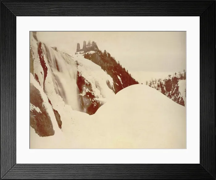 Framed Print : Montmorenci, Indiania - Ice Cone, 1902. Creator: Unknown Framed Print : Montmorenci, Indiania - Ice Cone, 1902. Creator: Unknown