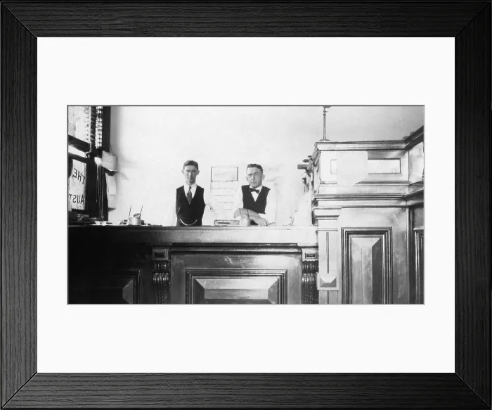 Framed Print : Bank of Australasia, Ipswich, Queensland, 1926. Creator: Jack Bain Framed Print : Bank of Australasia, Ipswich, Queensland, 1926. Creator: Jack Bain