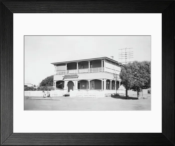 Framed Print : Bank of Australasia, Roma, Queensland, 1944. Creator: Jack Bain Framed Print : Bank of Australasia, Roma, Queensland, 1944. Creator: Jack Bain