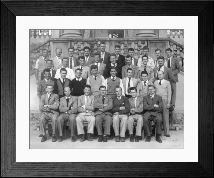 Framed Print : Class of Adult G, 1953, Queensland Teachers College, Kelvin Grove, 1953. Creator: Unknown Framed Print : Class of Adult G, 1953, Queensland Teachers College, Kelvin Grove, 1953. Creator: Unknown