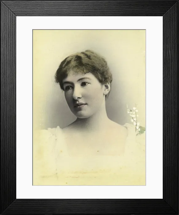 Framed Print : Studio portrait of Miss Breden (Dublin), 1898. Creators: Chancellor and Son, John Chancellor Framed Print : Studio portrait of Miss Breden (Dublin), 1898. Creators: Chancellor and Son, John Chancellor