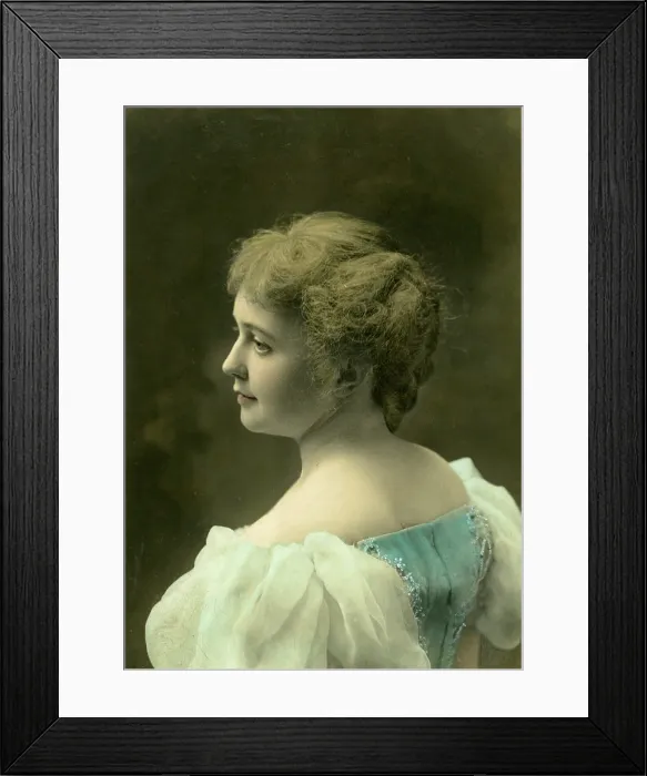 Framed Print : Studio portrait, unknown lady, c1902. Creator: Robert Henry Furman Framed Print : Studio portrait, unknown lady, c1902. Creator: Robert Henry Furman