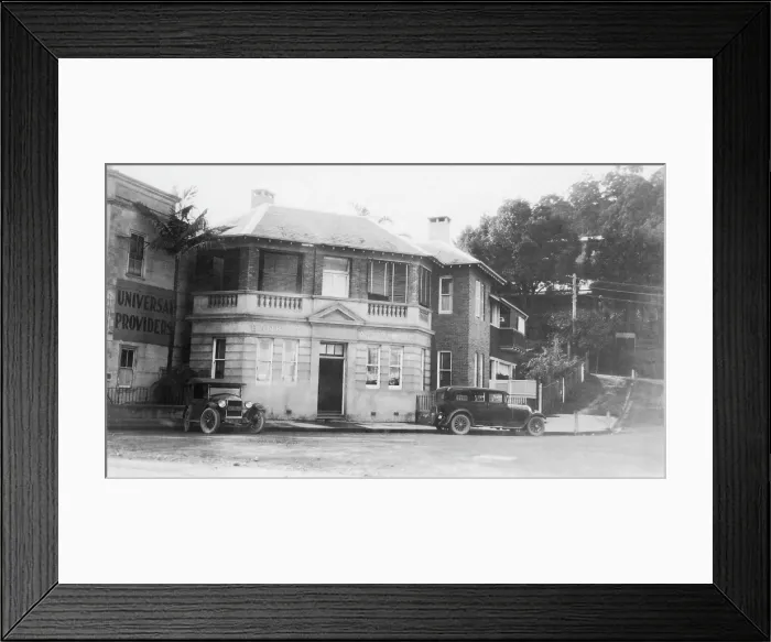 Framed Print : Bank of Australasia, 1 Queen Street, Murwillimbah, New South Wales, 1926. Creator: Jack Bain Framed Print : Bank of Australasia, 1 Queen Street, Murwillimbah, New South Wales, 1926. Creator: Jack Bain