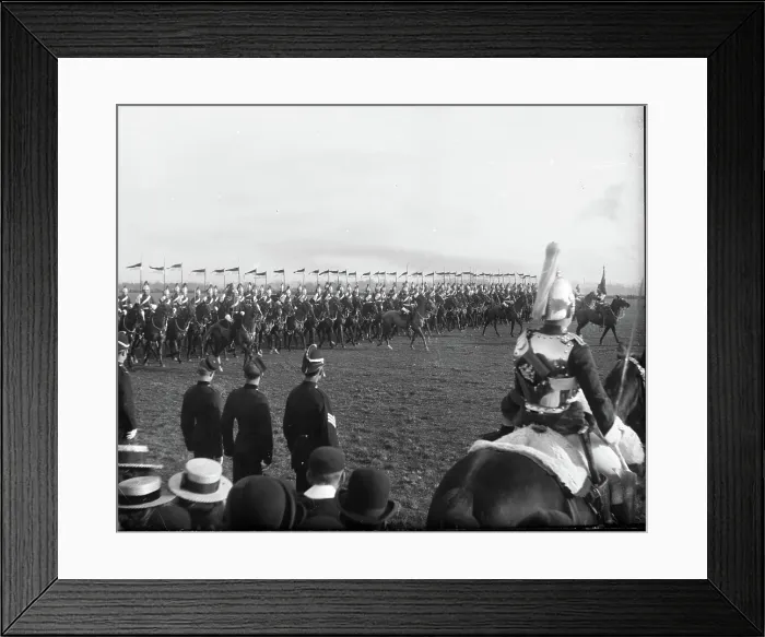 Framed Print : Military / Cavalry display, possibly Waterford Artillery Militia, Ireland, 1880 Framed Print : Military / Cavalry display, possibly Waterford Artillery Militia, Ireland, 1880