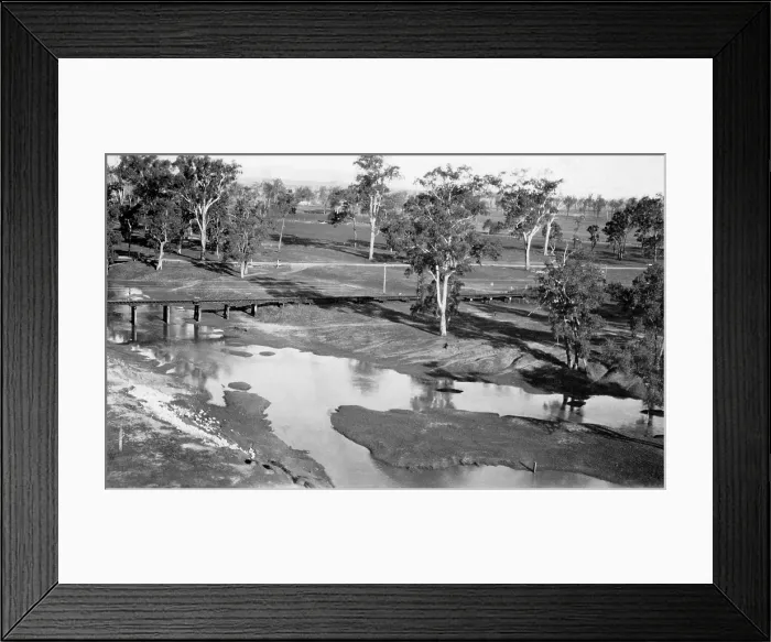 Framed Print : Cressbrook Creek, 1925. Creator: Jack Bain Framed Print : Cressbrook Creek, 1925. Creator: Jack Bain