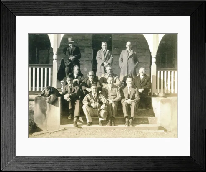 Framed Print : Aldermen and staff. Creator: Unknown Framed Print : Aldermen and staff. Creator: Unknown