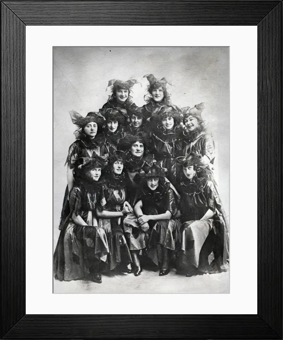 Framed Print : The Cheero Girls. Creator: Unknown Framed Print : The Cheero Girls. Creator: Unknown