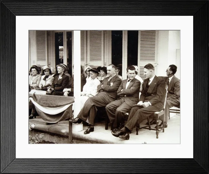 Framed Print : Opening of Mosman Library at Boronia, 1952. Creator: Unknown Framed Print : Opening of Mosman Library at Boronia, 1952. Creator: Unknown