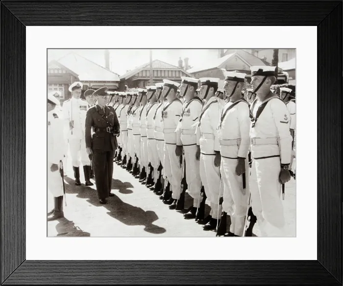 Framed Print : Opening ceremony, Garden of Remembrance, Mosman Park, 1952. Creator: Unknown Framed Print : Opening ceremony, Garden of Remembrance, Mosman Park, 1952. Creator: Unknown