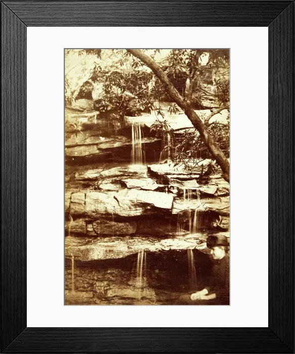 Framed Print : Waterfall, Mosman Bay. Creator: Unknown Framed Print : Waterfall, Mosman Bay. Creator: Unknown